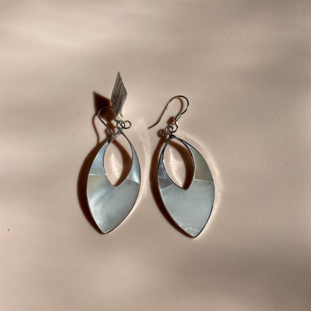 Silver earrings